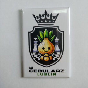 Autoryzowany klubowy magnes SSz Cebularz Lublin - metalowy